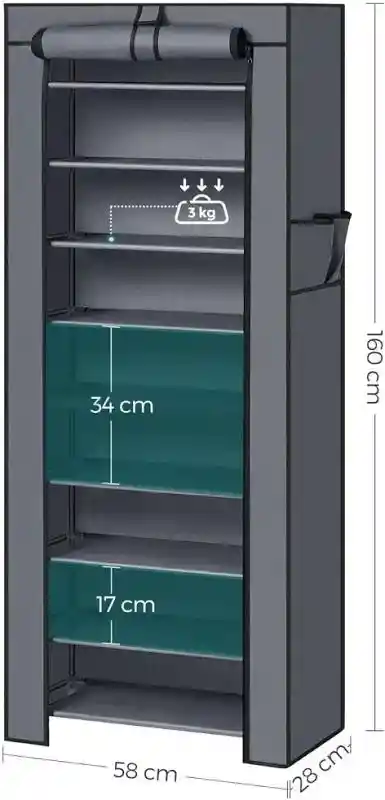 Organizador De Zapatos 10 Niveles