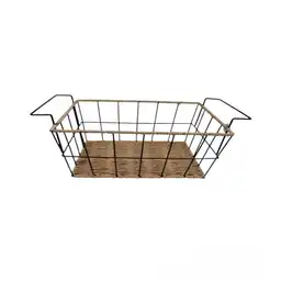 Cesta de Frutas Negro/madera Finlandek W9050
