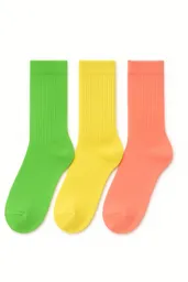 Tres Pares De Medias Surtidas Talla Unica 9-11