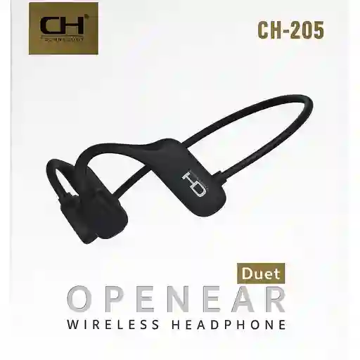 Auriculares De Conducción Ósea Ch-205 Color Negro