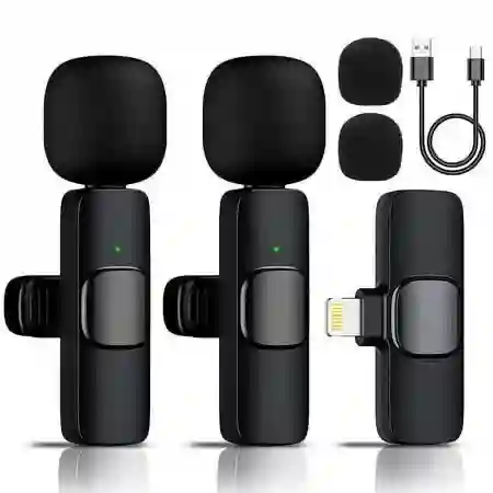 Micrófono Inalámbrico 2 En 1 Para Iphone