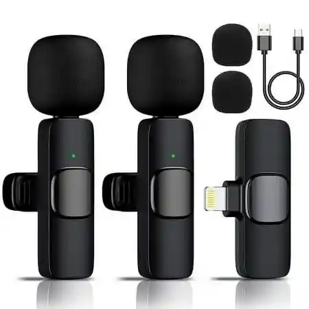 Micrófono Inalámbrico 2 En 1 Para Iphone