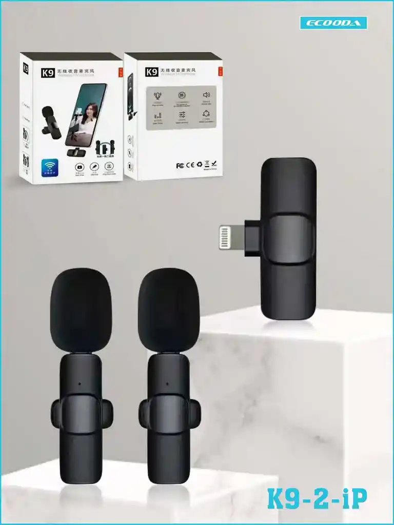 Micrófono Inalámbrico 2 En 1 Para Iphone