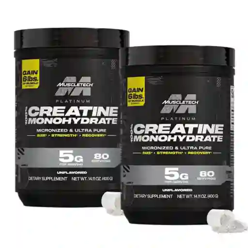 Dúo Potencia: 2 Creatinas Platinum Muscletech