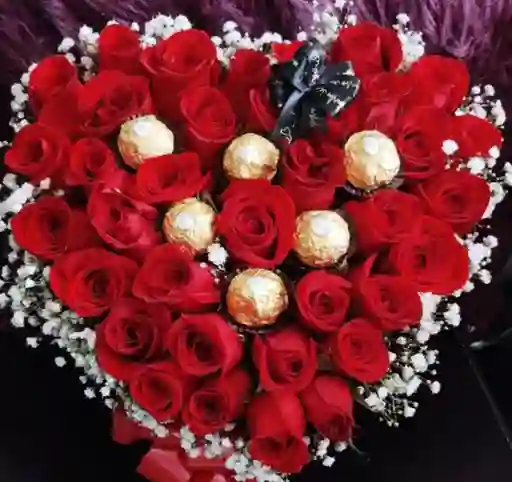 Corazon Rosas Mas Ferrero