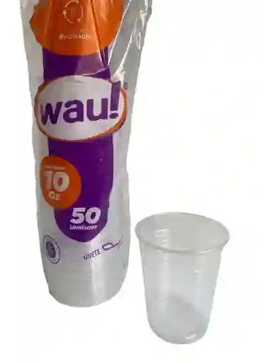 Vasos 10 Onzas Wau Desechables