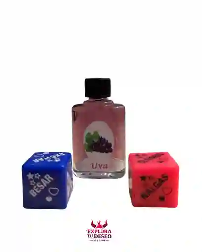Lubricante Caliente Uva+ Dados Eróticos - ¡doble Diversión!