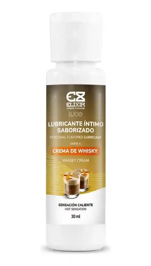 Lubricante Caliente Sabor Crema De Whisky Elixir