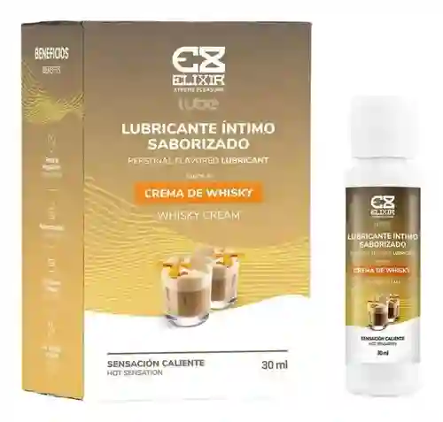 Lubricante Caliente Sabor Crema De Whisky Elixir
