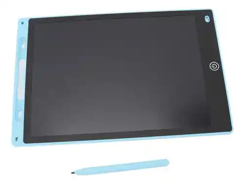 Tableta Portátil De Escritura Lcd Azul De 8 Pulgadas Con Bolígraf