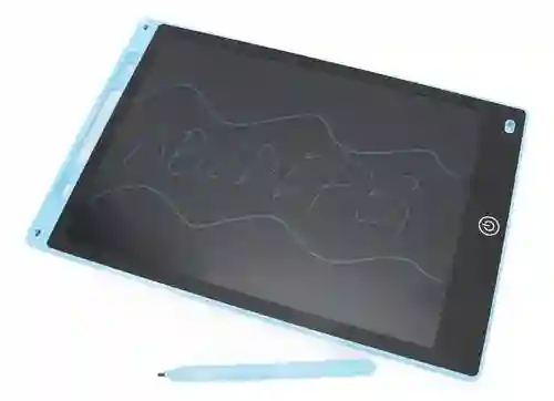 Tableta Portátil De Escritura Lcd Azul De 8 Pulgadas Con Bolígraf