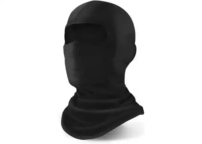 Pasamontañas Negro Adecuado Para Uso Diario