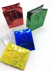 Bolsa De Regalo Metalizada Tamaño 18cm X 21cm