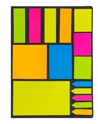 Post It Notas Autoadhesivas Neon Señalador Surtidas 15 X 25und