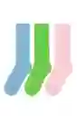 Combo Tres Pares De Medias Talla Adulto