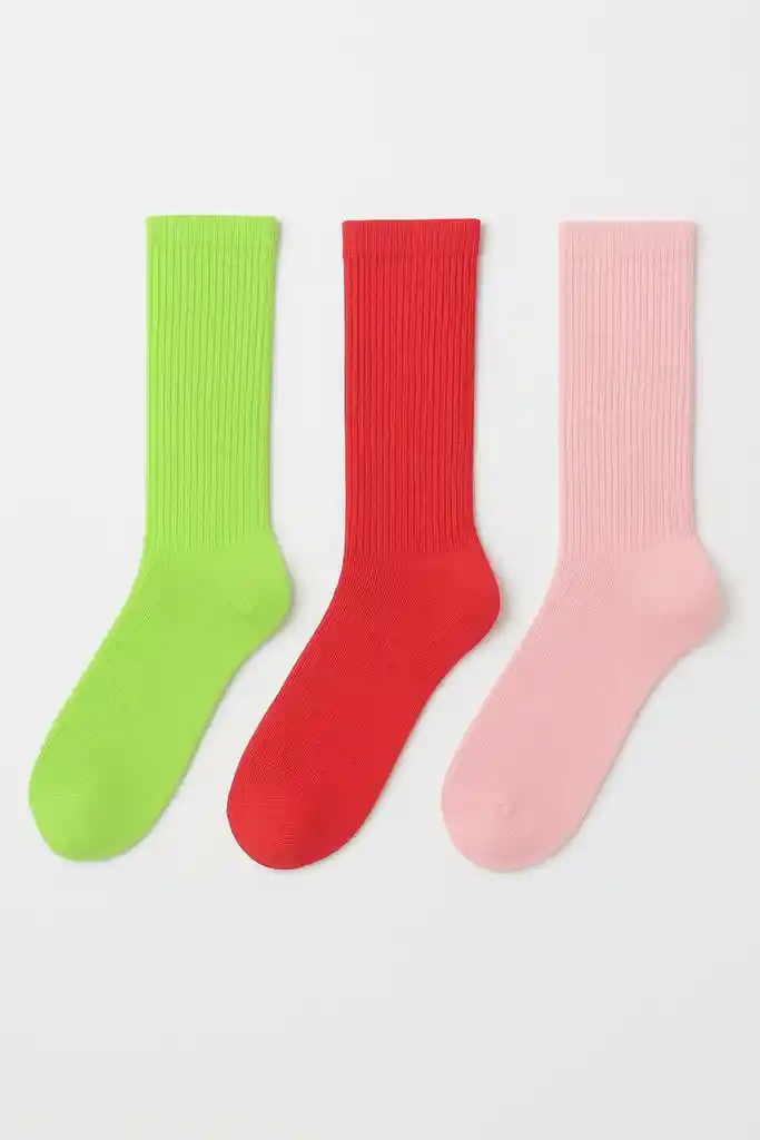 Combo Tres Pares De Medias Talla Adulto