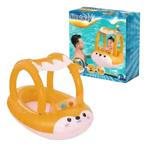 Flotador Inflable Silla Zorrito Con Techo