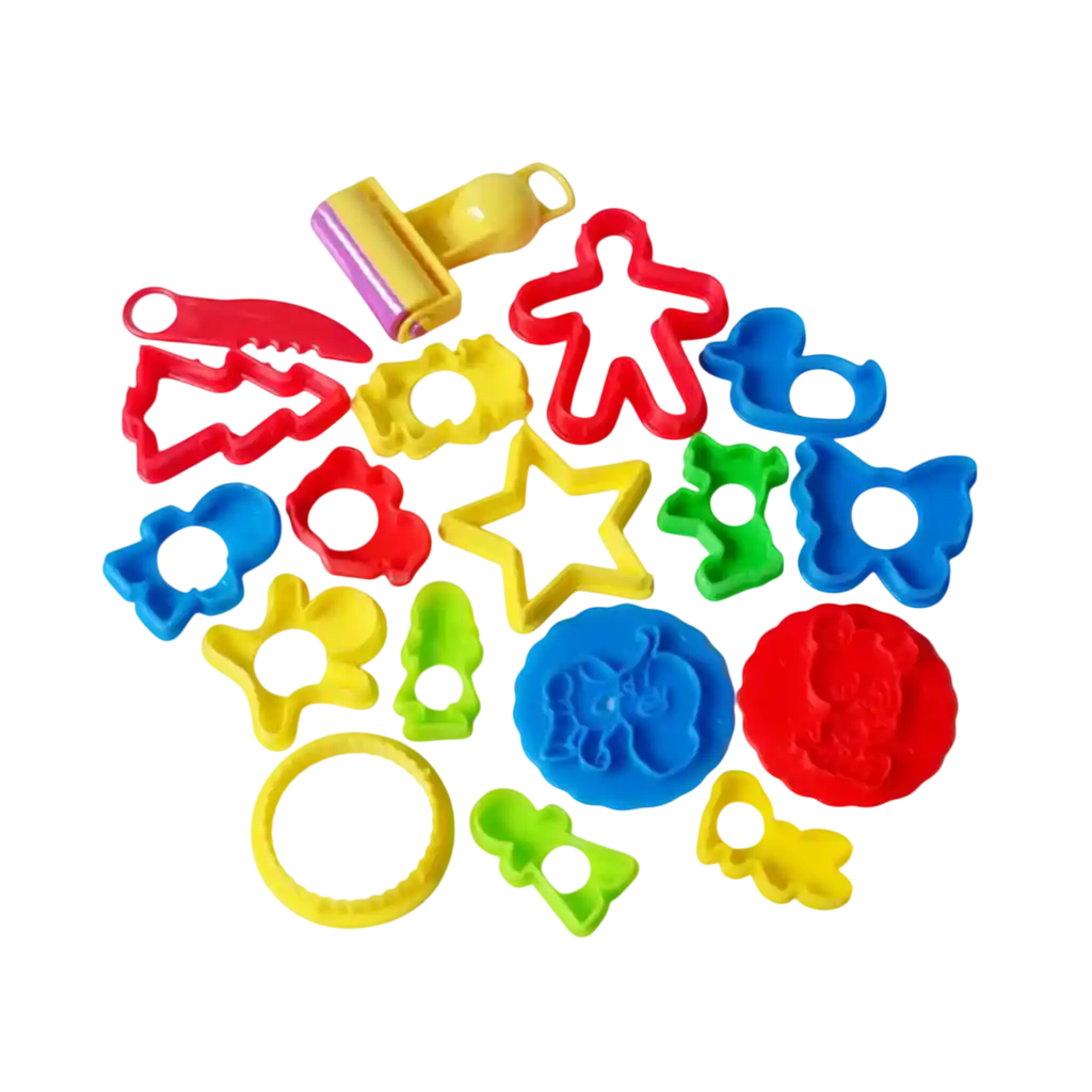 Manualidades Moldes Para Plastilina Arcilla X 18 Piezas