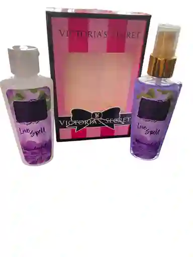 Kit Victoria's Secret Crema + Splash Love Spell 60 Ml