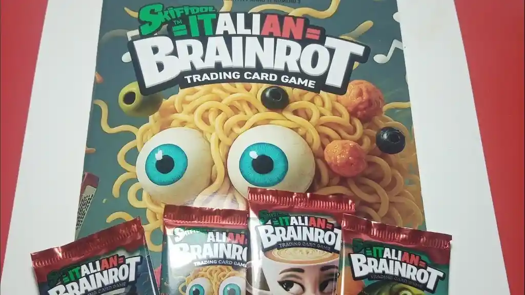 Album Italian Brainrot + 10 Sobres De Laminas Autoadhesivas