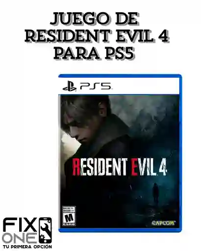 Juego De Resident Evil 4 Para Ps5