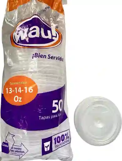 Tapa Para Vasos 14 Y 16 Onzas Waux50