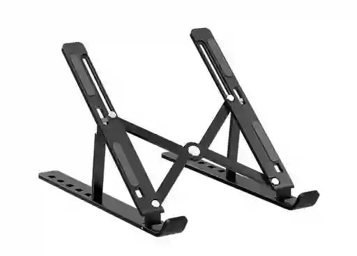 Base Soporte Para Portátil Ergonómica Reclinable 7 Niveles Negro
