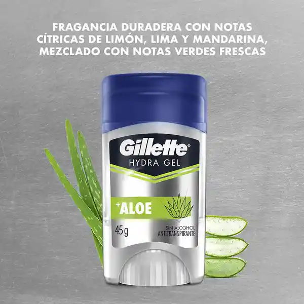 Desodorante Antitranspirante Hombre Gillette Hydra Gel Aloe 45 g