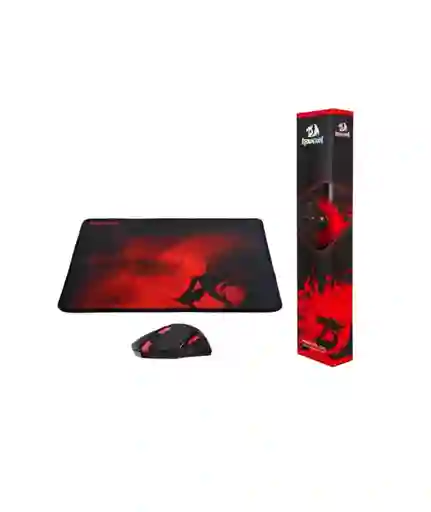 Combo Redragon Gamer Inalambrico Mouse+ Pad Mouse M601wl-ba