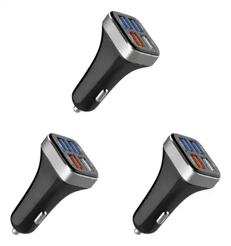 Cargador De Carro Lz-889 Con Doble Puerto Usb 35w