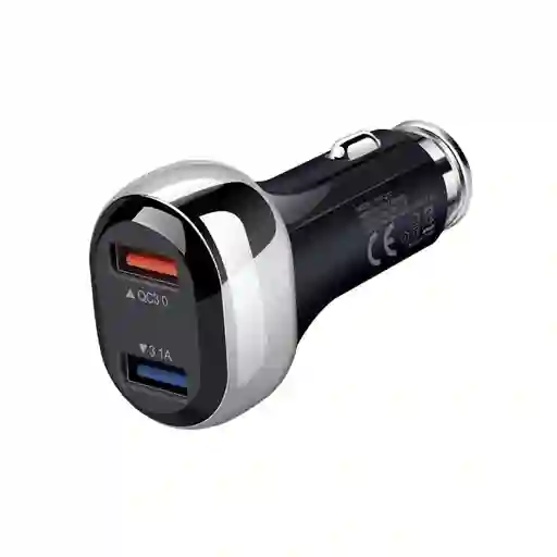 Cargador De Carro Lz-889 Con Doble Puerto Usb 35w