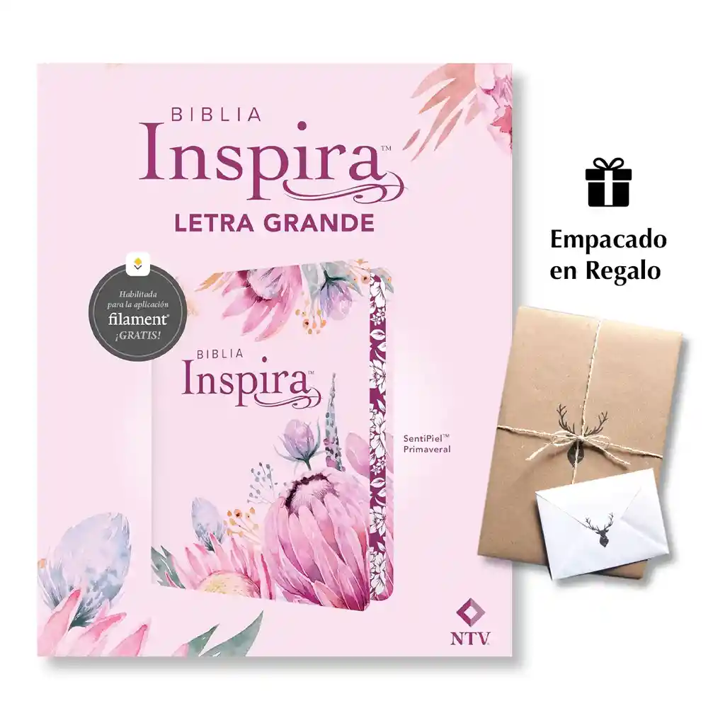 Biblia Inspira Ntv Letra Grande 10 Sentipiel Rosa Filament App