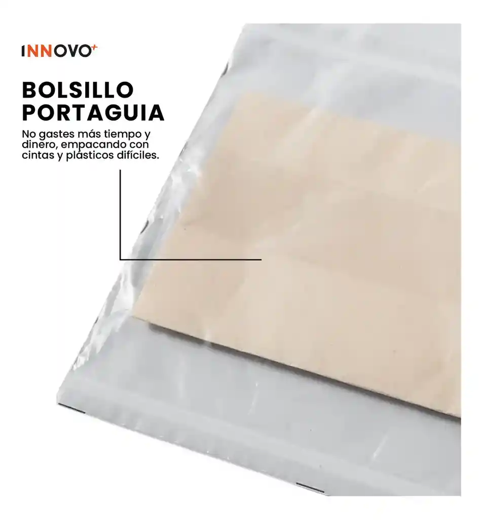Bolsas De Seguridad Porta Guía Para Mensajería 28 X 38 Ecommerce Biodegradable