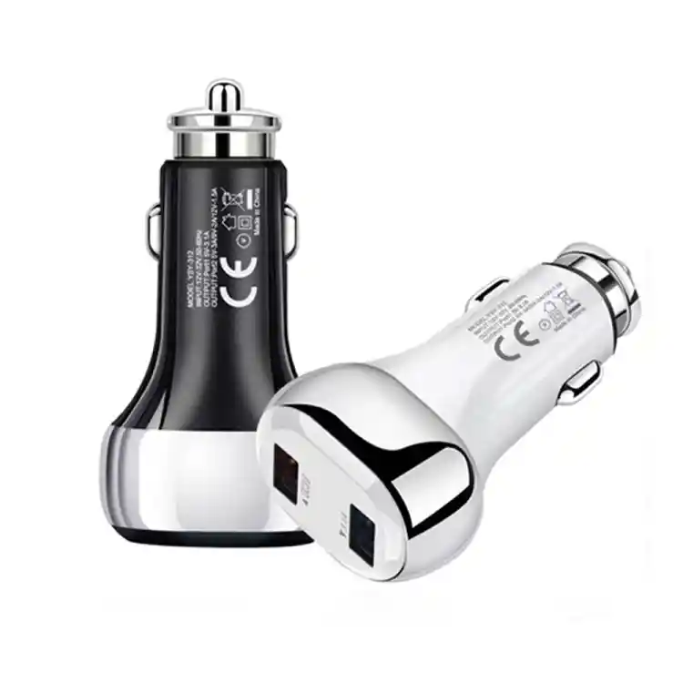 Cargador De Carro Lz-889fp Pd 50w Con Doble Puerto Usb