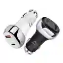 Cargador De Carro Lz-889fp Pd 50w Con Doble Puerto Usb