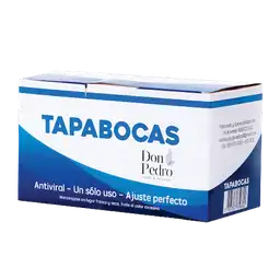 Don Pedro Tapabocas Tres Capas