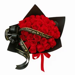 Bouquet 36 Rosas Rojas