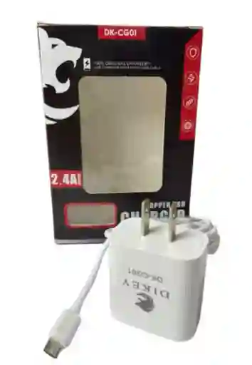 Cargador De Pared Dikexy Dk-cg01 2.4a Con Cable Micro Usb
