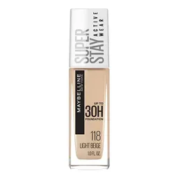 Base Líquida Maybelline Super Stay Active Wear 30h Tono 118