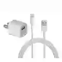 Cargador Iphone 5w Con Cable Lightning A Usb