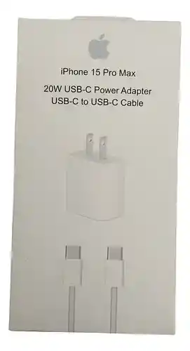 Cargador Iphone 20w Con Cable Usb-c A Usb-c
