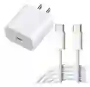 Cargador Iphone 20w Con Cable Usb-c A Usb-c