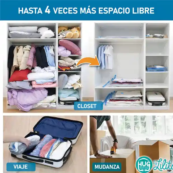 Bolsas De Empaque Al Vacío Ahorrador Espacio X5