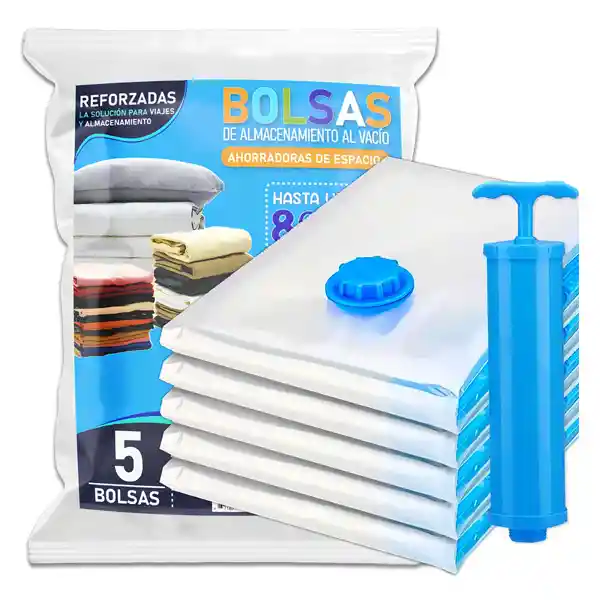 Bolsas De Empaque Al Vacío Ahorrador Espacio X5