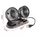 Ventilador Doble Para Carro Puerto Cigarrera