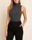 Body Cuello Alto Sin Mangas