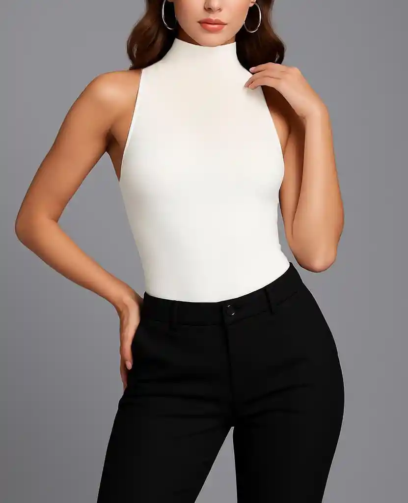 Body Cuello Alto Sin Mangas - Urban Sculpt