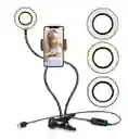 Aro De Luz Led Con Soporte Flexible Para Celular