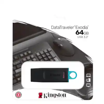Memoria Usb Kingston Original Datatraveler Exodia 64gb 3.2