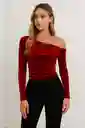 Blusa Terciopelo Hombro Descubierto - Velvet Noire